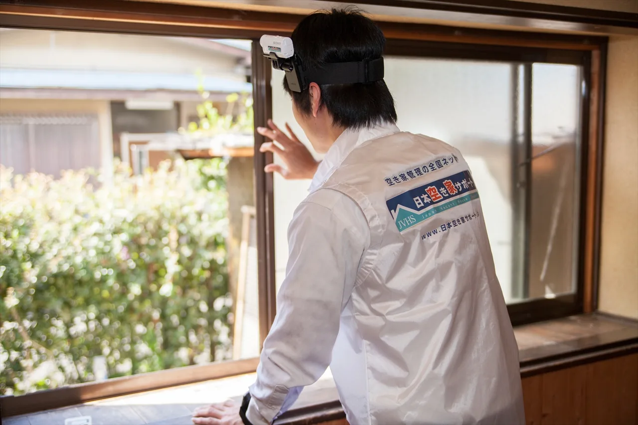 全室換気の様子